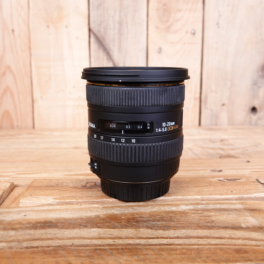 Used Sigma AF 10-20mm F4-5.6 EX DC HSM Lens - Canon Fit