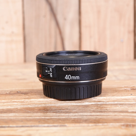 Used Canon EF 40mm F2.8 STM Pancake Lens