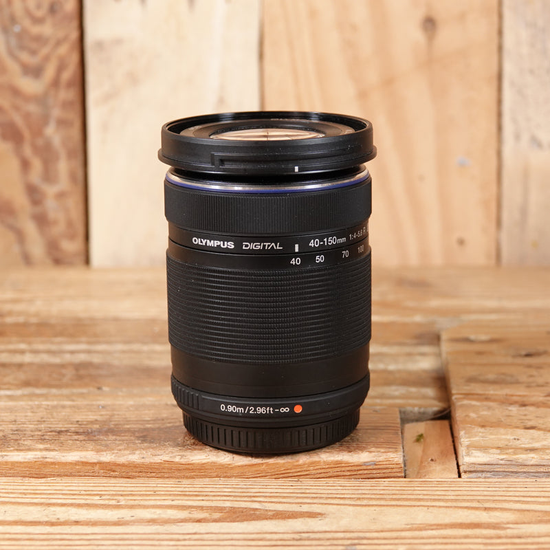 Used Olympus AF 40-150mm f4-5.6R Black Micro Four Thirds Lens