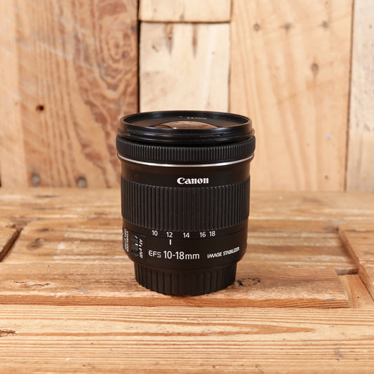 Used Canon EF-S 10-18mm F4.5-5.6 IS STM Lens