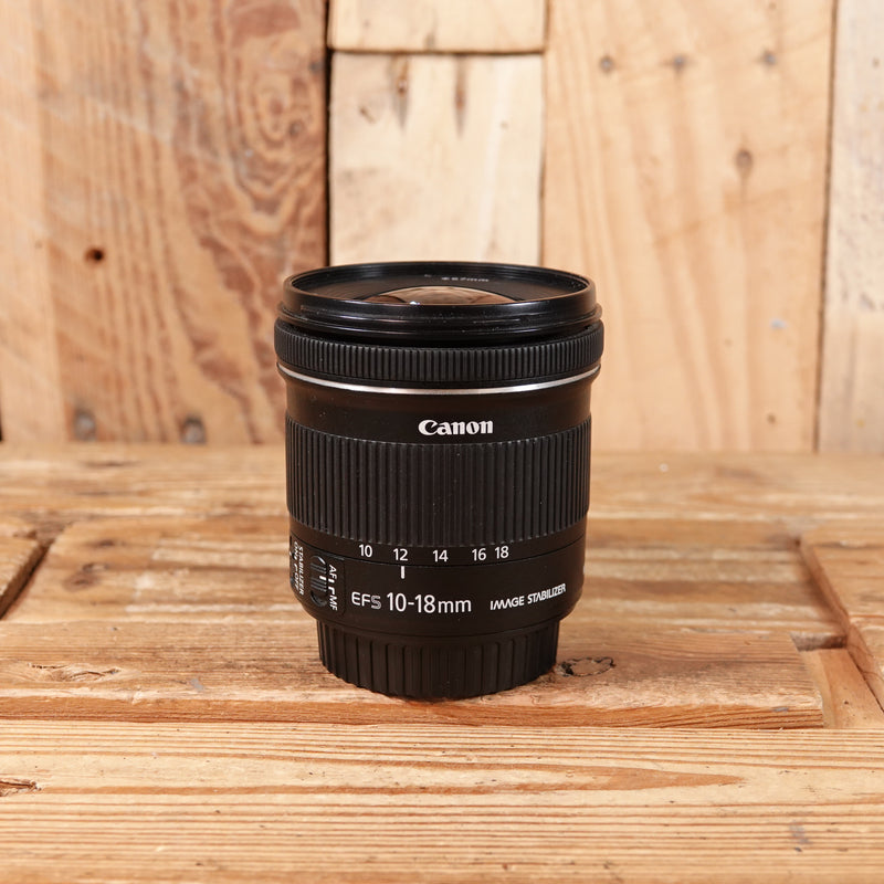 Used Canon EF-S 10-18mm F4.5-5.6 IS STM Lens