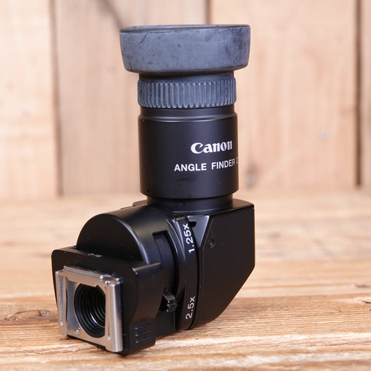 Used Canon Angle Finder C with 1.25x and 2.5x Magnification