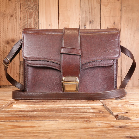 Used Unbranded Faux Leather Camera Case with strap