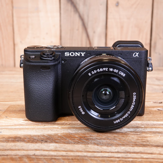 Used Sony A6400 Black Camera with 16-50mm F3.5-5.6 Lens