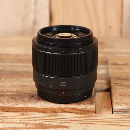 Used Panasonic 25mm F1.7 Lens Micro Four Thirds
