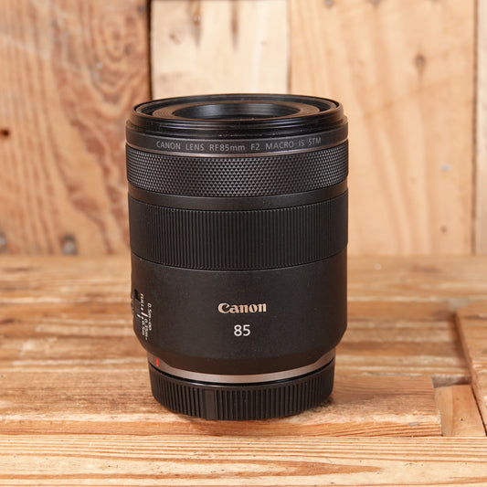 Used Canon RF 85mm F2 Macro IS STM Lens