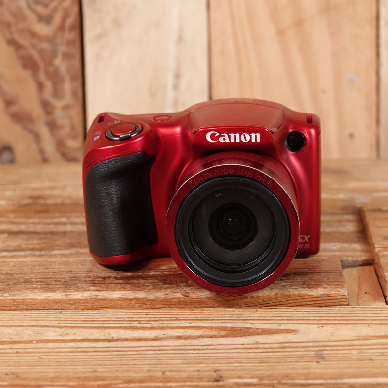 Used Canon Powershot SX400 IS Red Camera