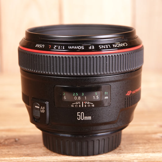 Used Canon EF 50mm F1.2 L USM Lens