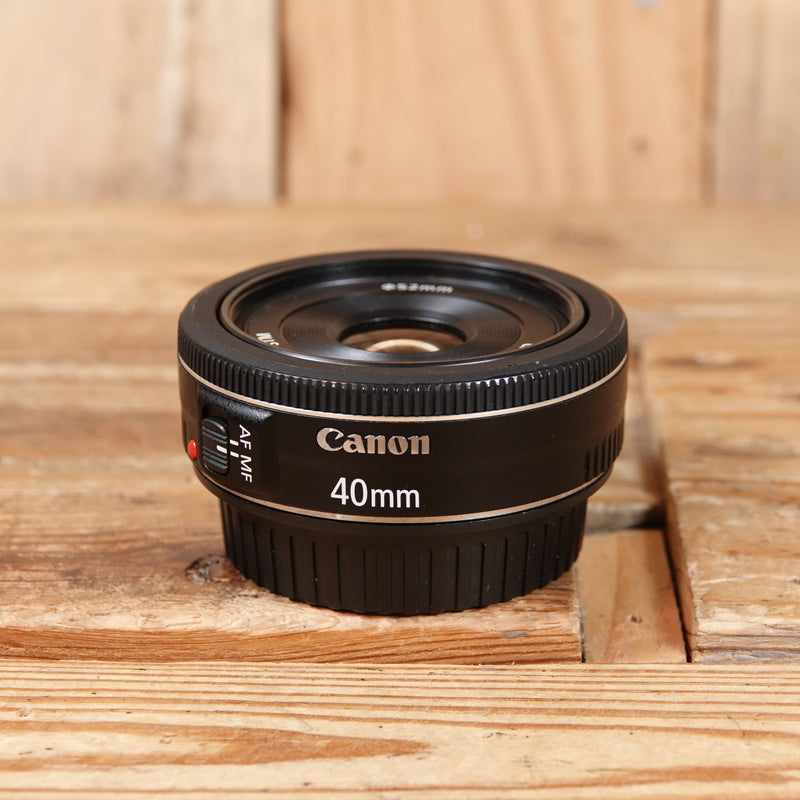 Used Canon EF 40mm F2.8 STM Pancake Lens
