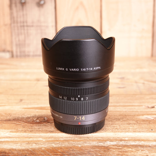 Used Panasonic 7-14mm F4 Lens Micro Four Thirds