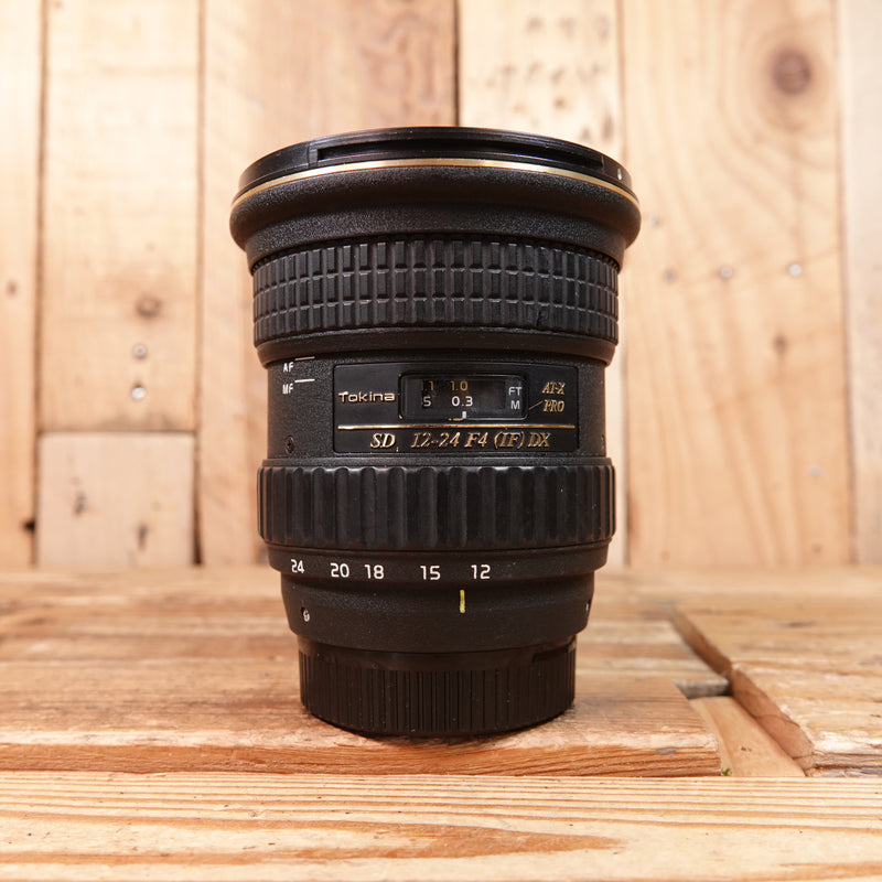 Used Tokina SD 12-24MM F4 AT-X PRO IF DX Lens Nikon