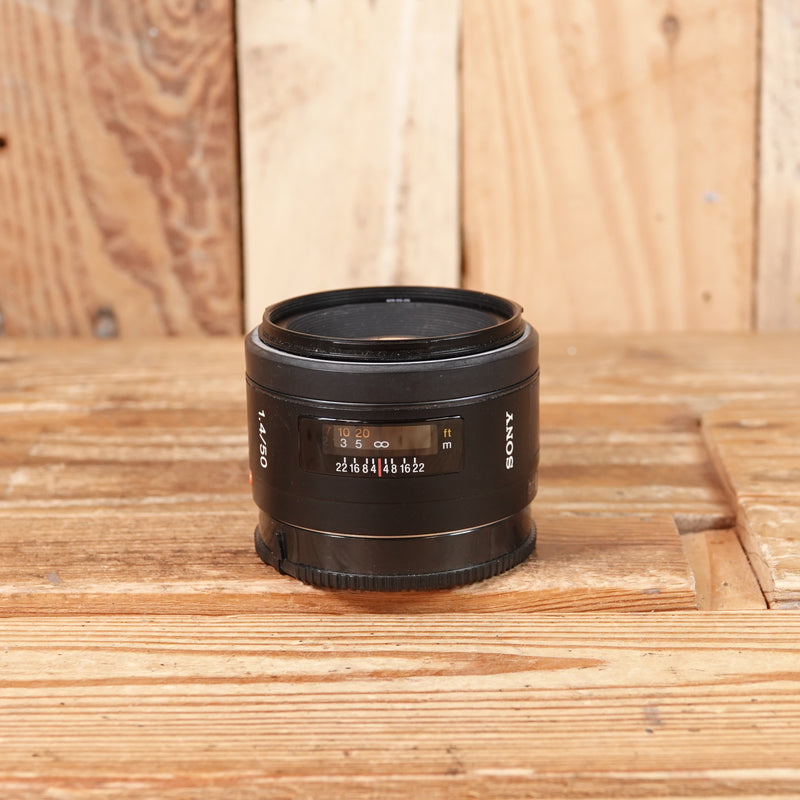 Used Sony A 50mm F1.4 Lens