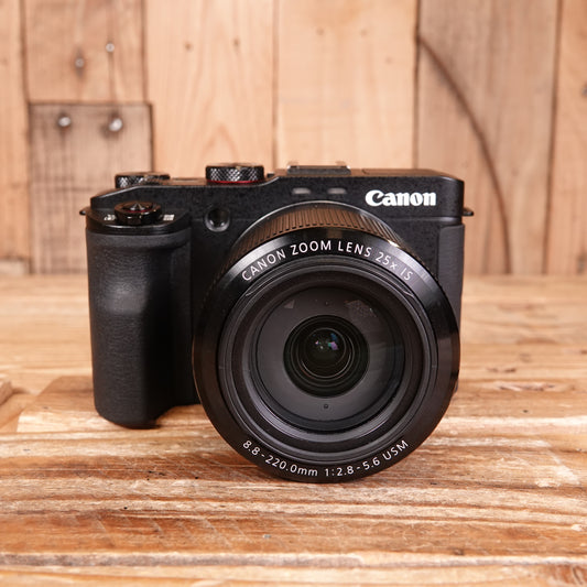 Used Canon PowerShot G3X Black Digital Camera