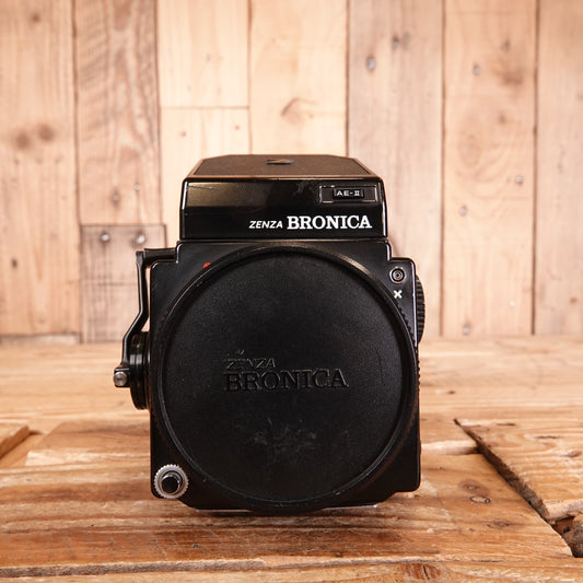 Used Bronica ETRS Medium Format Camera Body, 120 Back & AE-II Prism