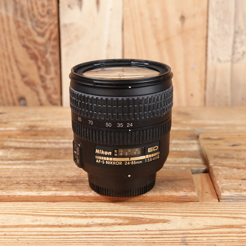 Used Nikon AF-S 24-85mm F3.5-4.5 G ED VR Lens