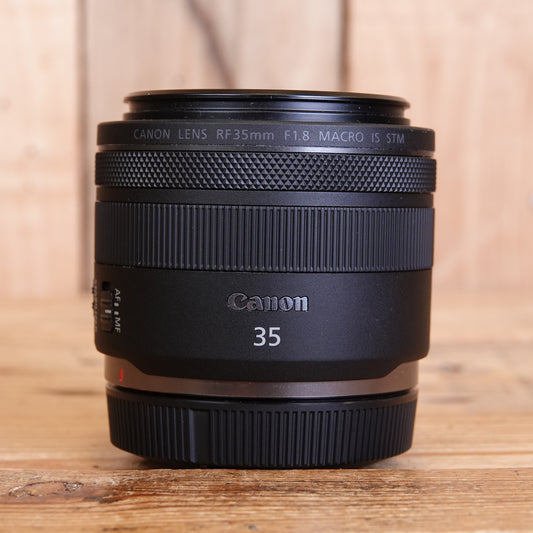 Used Canon RF 35mm F1.8 Macro IS STM Lens