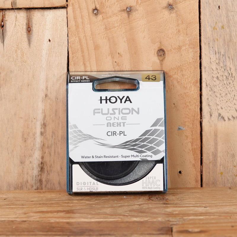 Used Hoya 43mm Fusion One Next CIR-PL Circular Polariser Filter