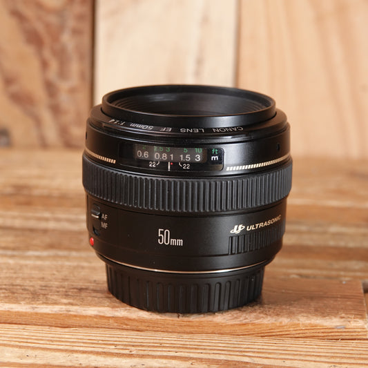 Used Canon EF 50mm F1.4 USM Lens