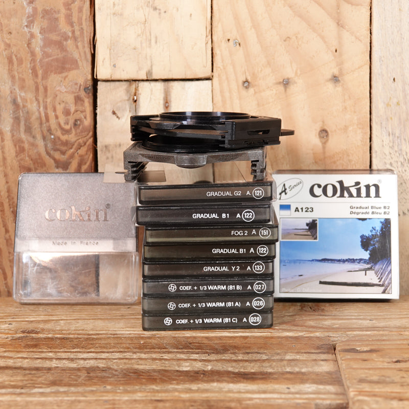 Used Cokin A Series Filter Set and Holder - 10 Filters