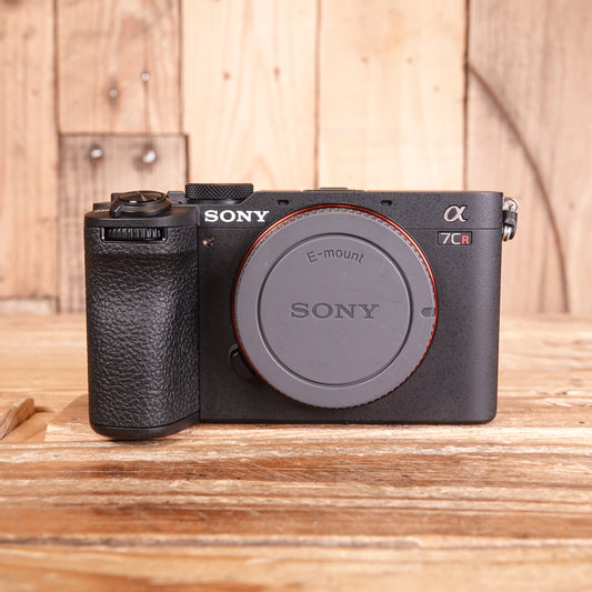 Used Sony Alpha A7CR Black Camera Body with GP-X2 Grip