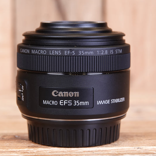 Used Canon EF-S 35mm F2.8 Macro IS STM Lens