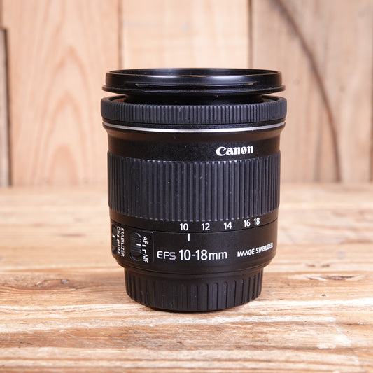Used Canon EF-S 10-18mm F4.5-5.6 IS STM Lens