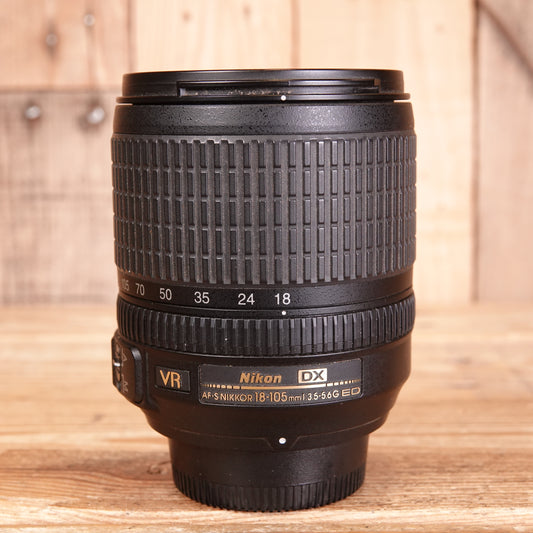 Used Nikon AF-S 18-105mm F3.5-5.6 VR G ED DX Lens