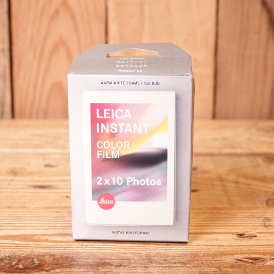 Used Leica Warm White Instant Film (Duo Pack, 20 Slides) Expired 01/2019