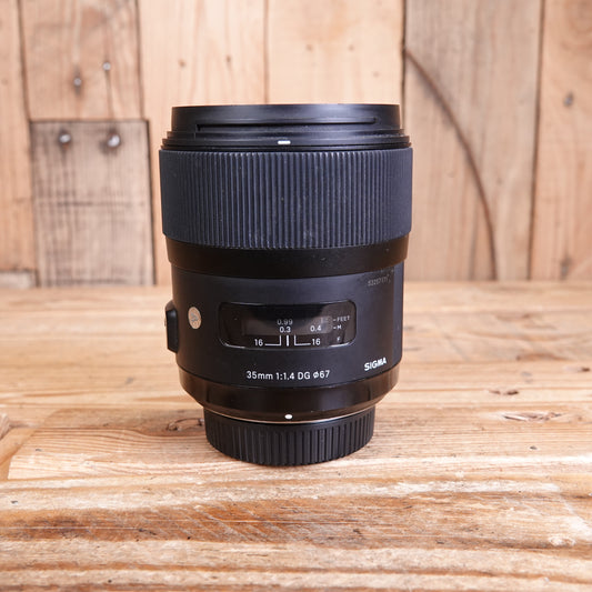 Used Sigma 35mm F1.4 DG Art Lens - Nikon Fit