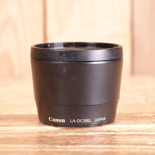 Used Canon Conversion Lens Adapter LA-DC58G For PowerShot G1 & PowerShot G2