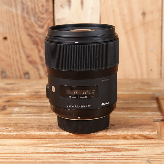 Used Sigma 35mm F1.4 DG Art Lens - Nikon Fit
