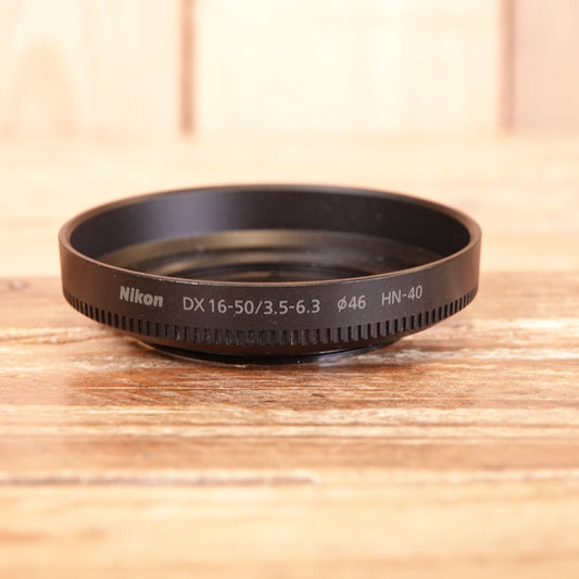 Used Nikon HN-40 Lens Hood for the Nikon Z DX 16-50mm VR Lens