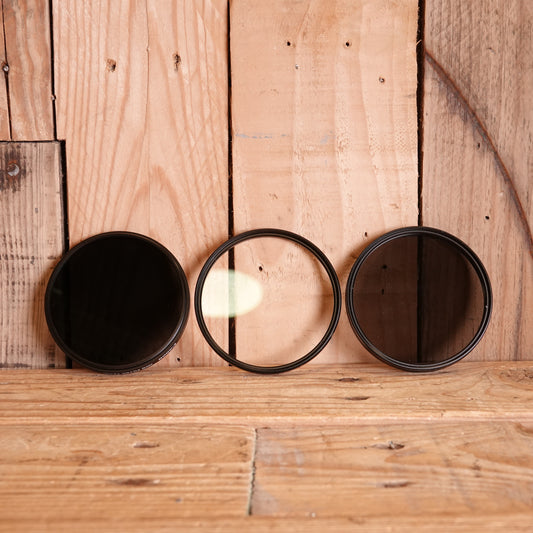 Used Canon 72mm Filter Set Neutral Density Polarizer and UV Filters