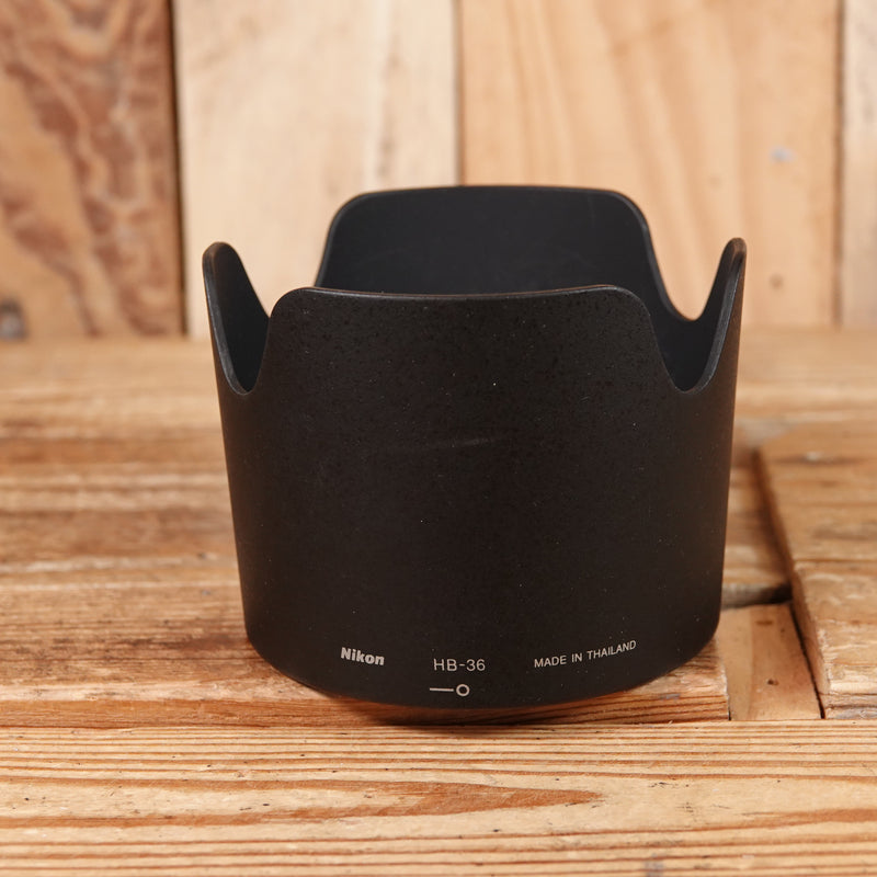Used Nikon HB-36 lens hood for AF-S NIKKOR 70-300mm f/4.5-5.6G Lens