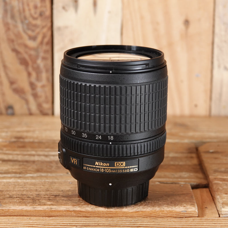 Used Nikon AF-S 18-105mm F3.5-5.6 VR G ED DX Lens