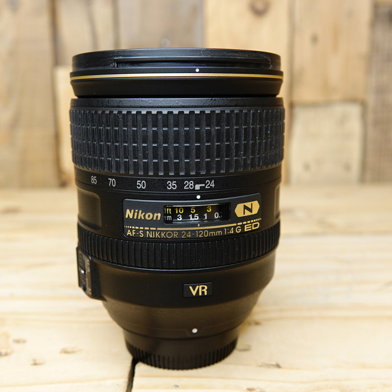 Used Nikon AF-S 24-120mm F4 G ED VR Lens