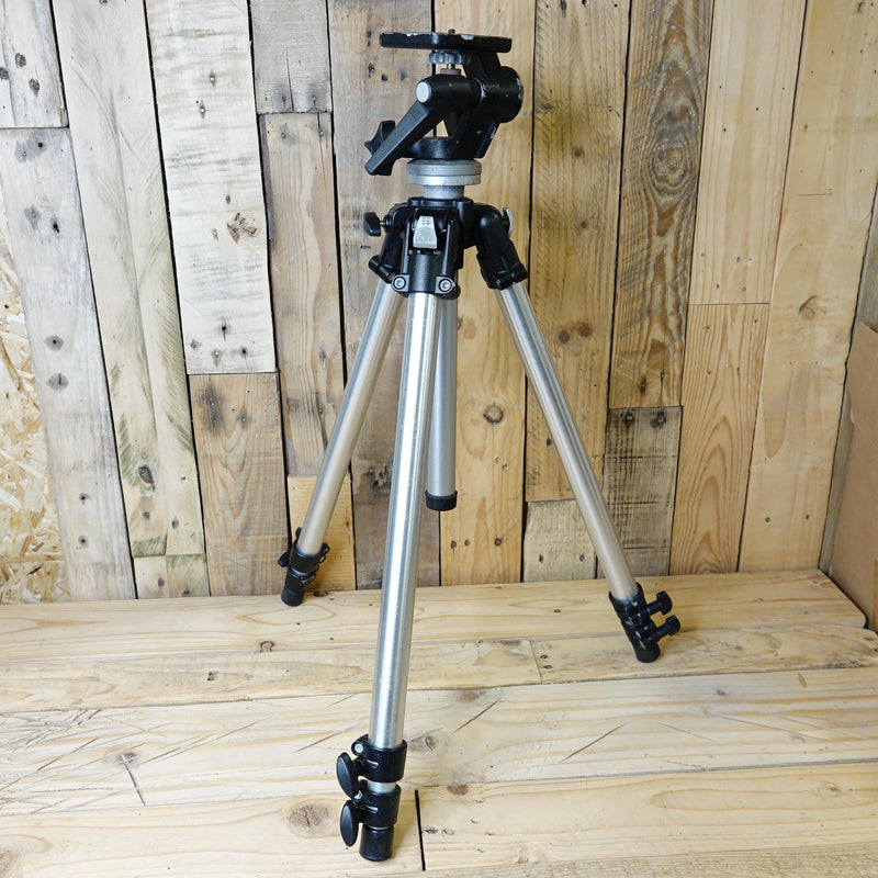 Used Manfrotto 190CL Tripod with Manfrotto 115 3-way Tilt pan Tripod Head