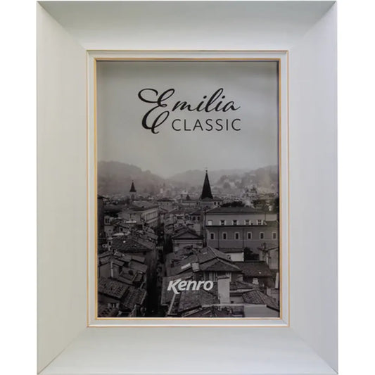 Kenro Emilia Classic 7x5 Photo Frame - White
