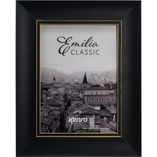 Kenro Emilia Classic 8x6 Photo Frame - Black