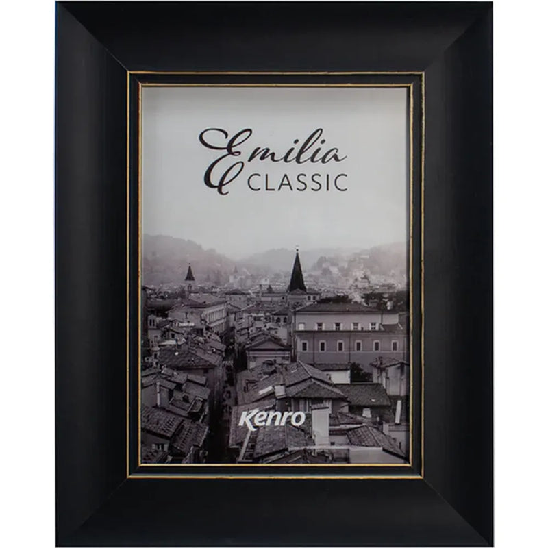 Kenro Emilia Classic 8x6 Photo Frame - Black