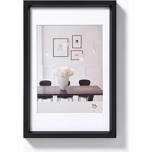 Walther Steel Style Photo Frame Black 5.9x4.1 Inches