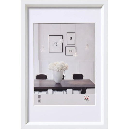 Walther Steel Style Photo Frame White 16x12 Inch