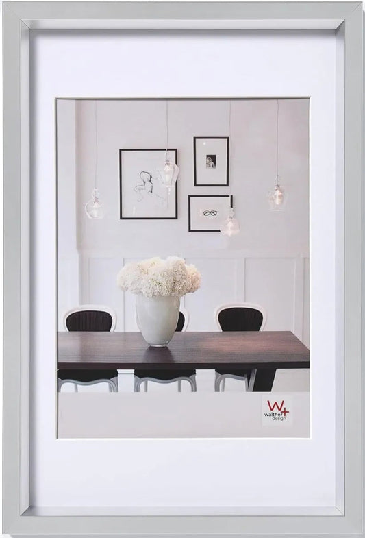Walther Steel Style Photo Frame Silver 18x12 Inch