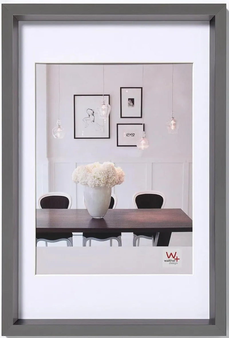 Walther Steel Style Photo Frame Steel 20x16 Inch