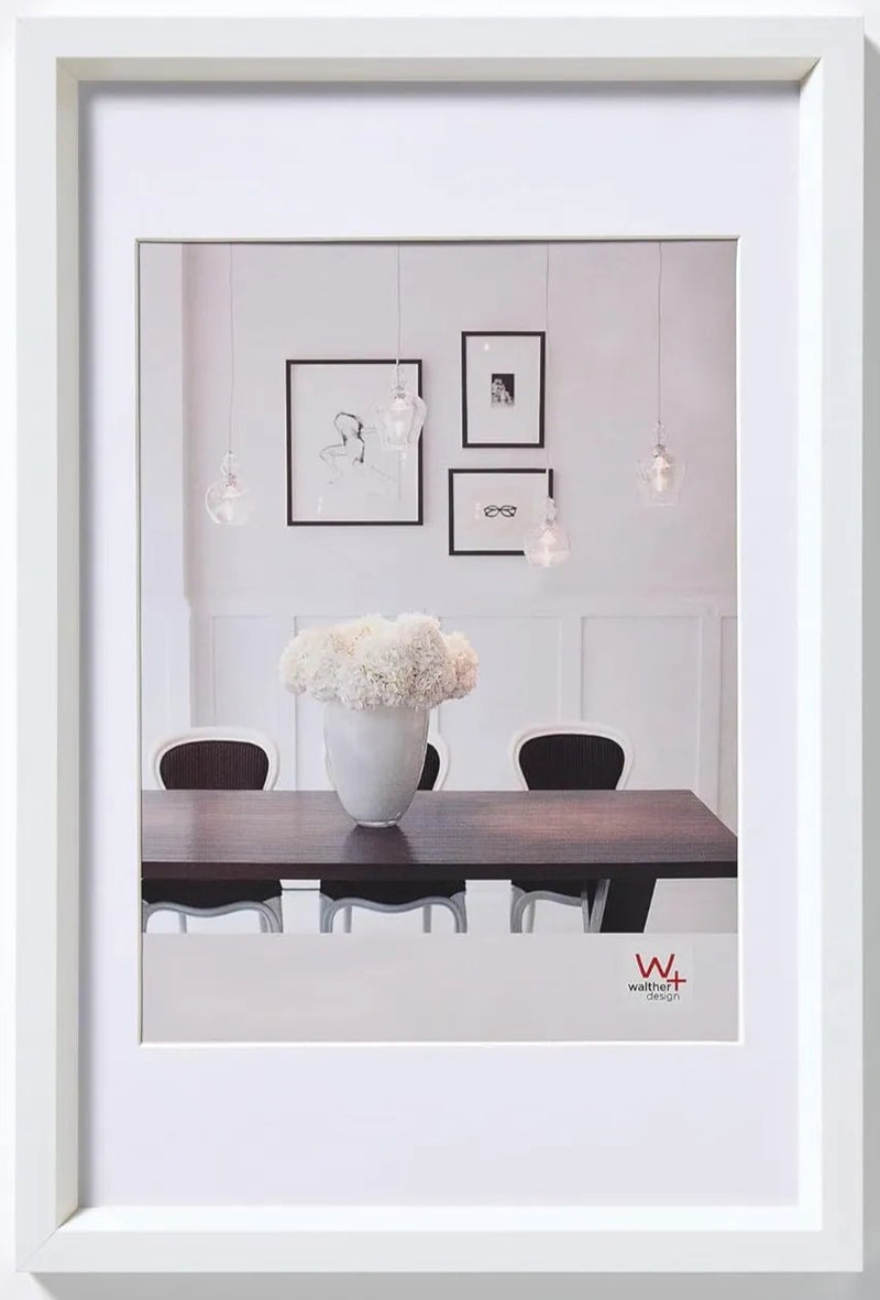 Walther Steel Style Photo Frame White 20x16 Inch