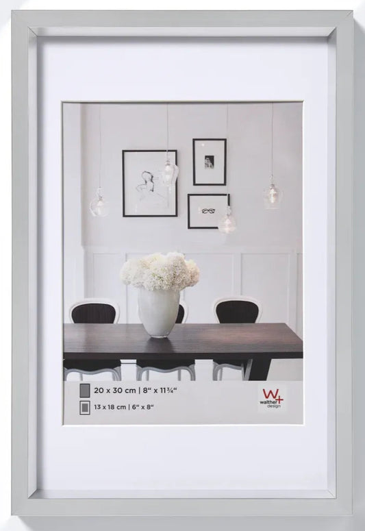 Walther Steel Style Photo Frame Silver 28x20 Inch