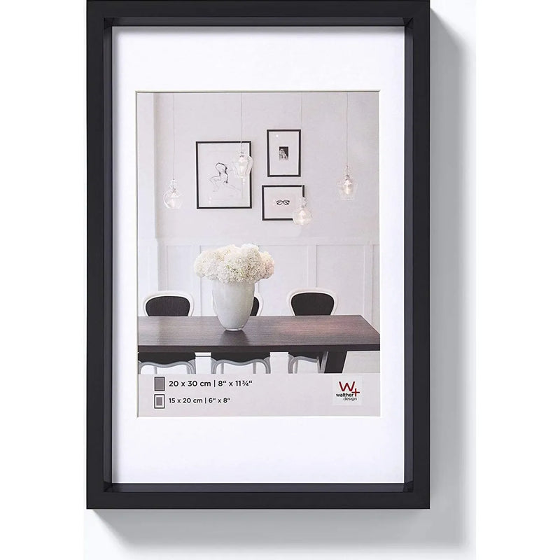 Walther Steel Style Photo Frame Black 7x5 Inch