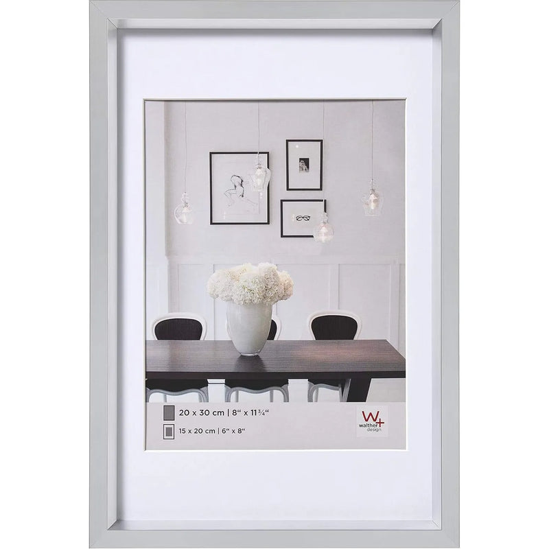 Walther Steel Style Photo Frame Silver 7x5 Inch