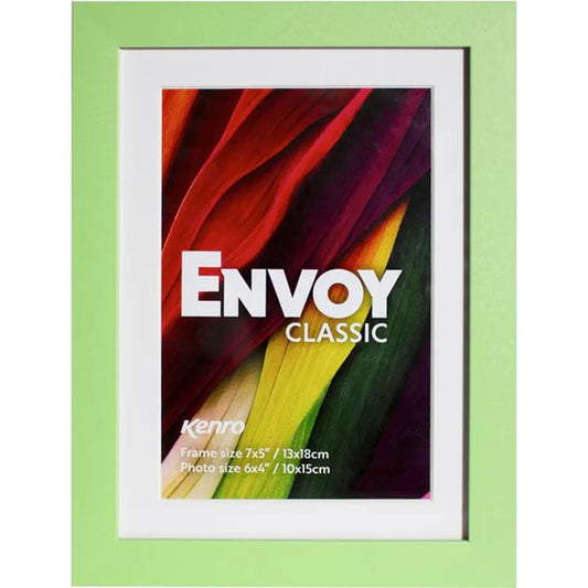 Kenro Envoy Classic Photo Frame 8x6" with 7x5" Mat - Green