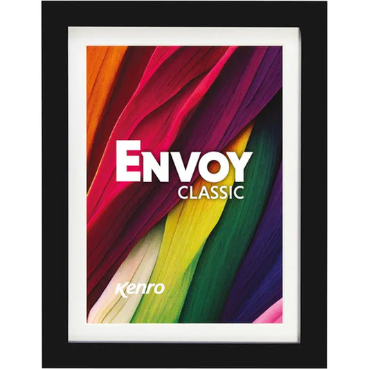 Kenro Envoy Classic Photo Frame 14x11" with 12x8" Mat - Black
